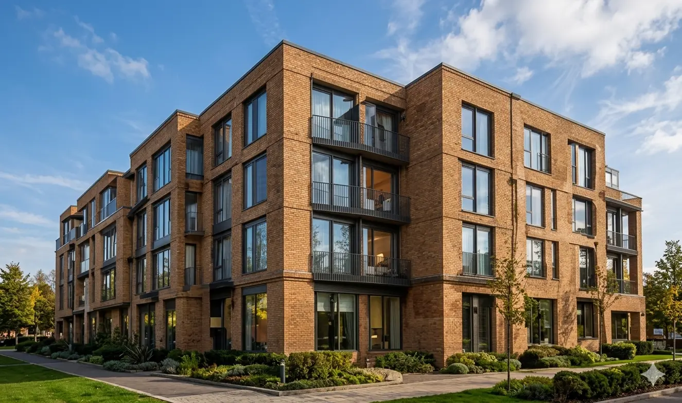 Residential development construction project